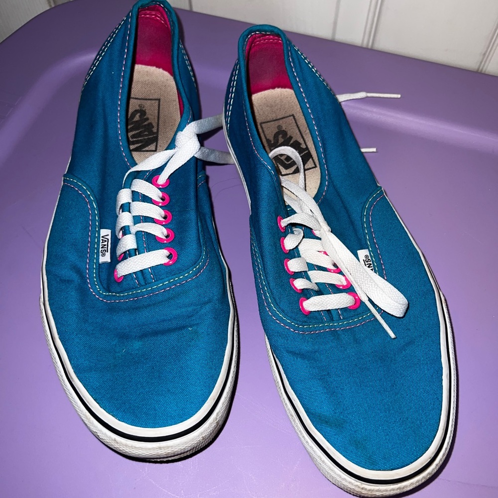 Blue and Pink Vans - Picture 1 of 2